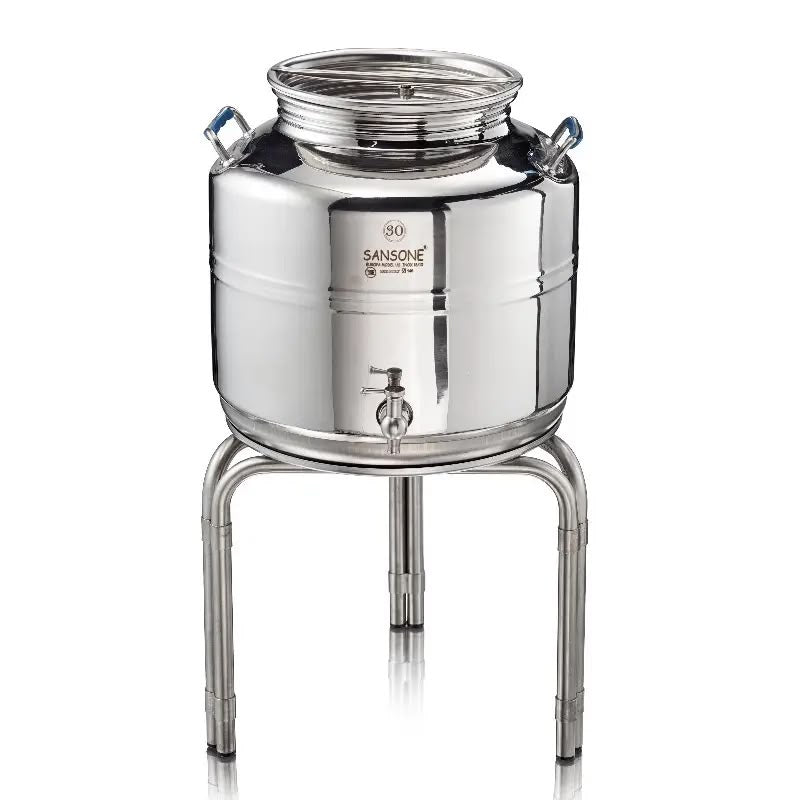 Support trépied en inox pour citernes Sansone